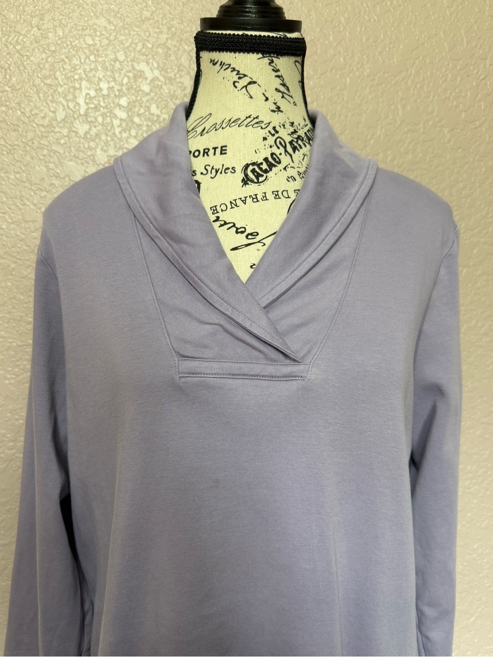 LL Bean Shawl Collar Top